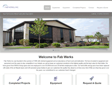 Tablet Screenshot of fabwerksinc.com